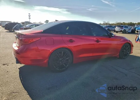 2017 Infiniti Q50 Red Sport 400 из США, поврежденный, VIN JN1FV7AP3HM850227